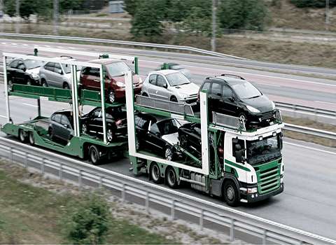 Car hauler trailer rigid-sided