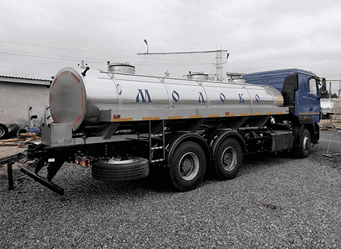 Tanker truck for food grade liquids